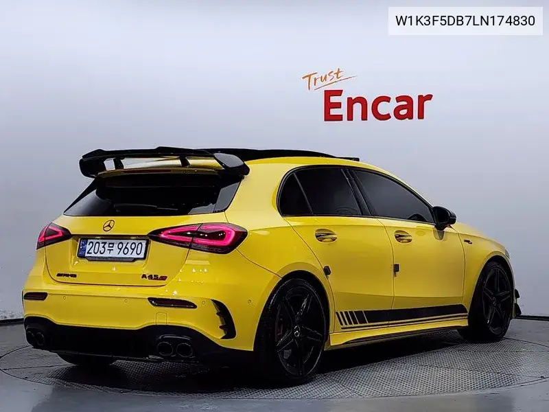 A-Class W177 Amg A45 4Matic+ Hatchback VIN: W1K3F5DB7LN174830 Lot: 39968607