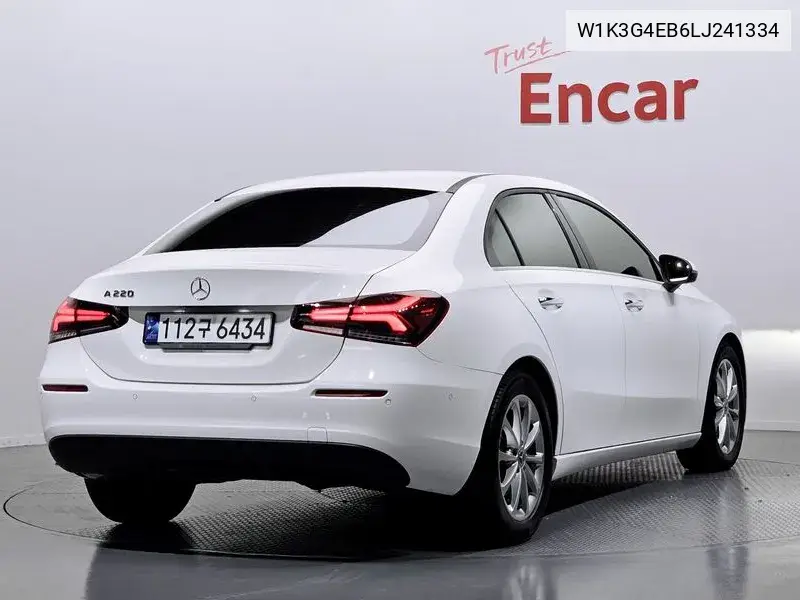 A-Class W177 A220 Sedan VIN: W1K3G4EB6LJ241334 Lot: 40140852