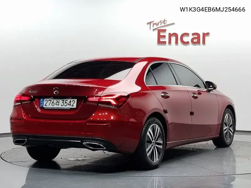 A-Class W177 A220 Sedan VIN: W1K3G4EB6MJ254666 Lot: 39607380