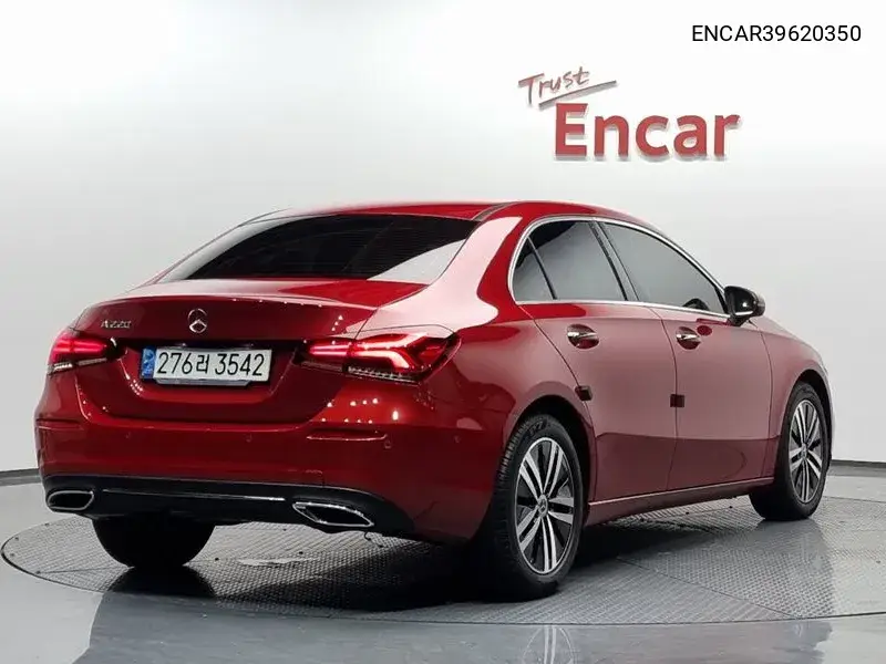 A-Class W177 A220 Sedan VIN: ENCAR39620350 Lot: 39620350
