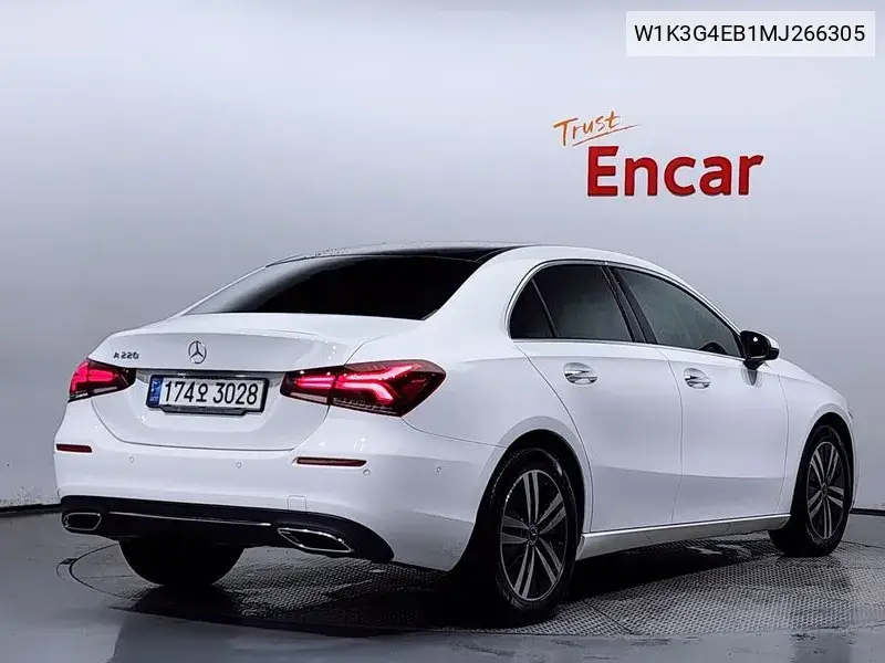 A-Class W177 A220 Sedan VIN: W1K3G4EB1MJ266305 Lot: 39937256