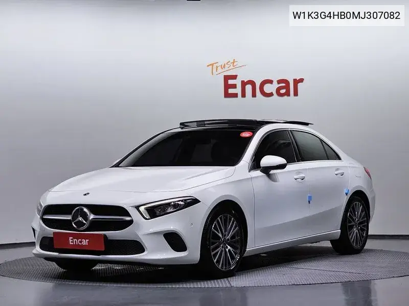 A-Class W177 A250 4Matic Sedan VIN: W1K3G4HB0MJ307082 Lot: 40109982