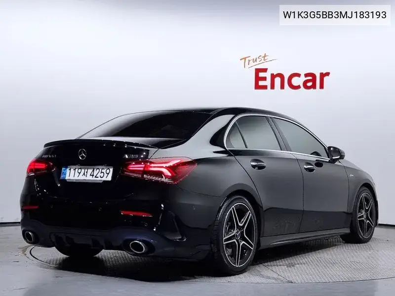 A-Class W177 Amg A35 4Matic Sedan VIN: W1K3G5BB3MJ183193 Lot: 40129100