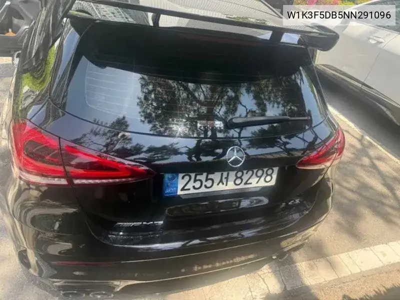 A-Class W177 Amg A45 4Matic+ Hatchback VIN: W1K3F5DB5NN291096 Lot: 39629663