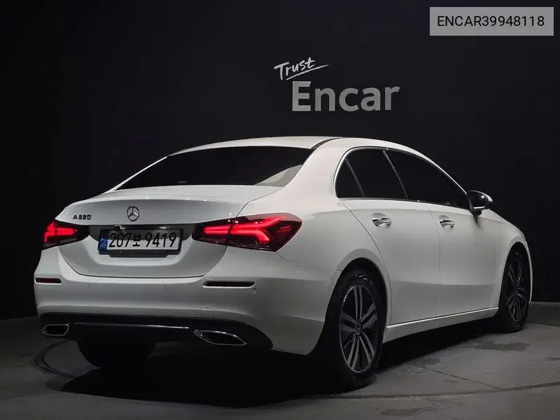 A-Class W177 A220 Sedan VIN: ENCAR39948118 Lot: 39948118