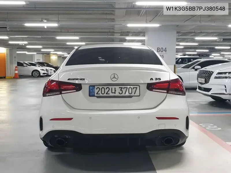A-Class W177 Amg A35 4Matic Sedan VIN: W1K3G5BB7PJ380548 Lot: 39974884
