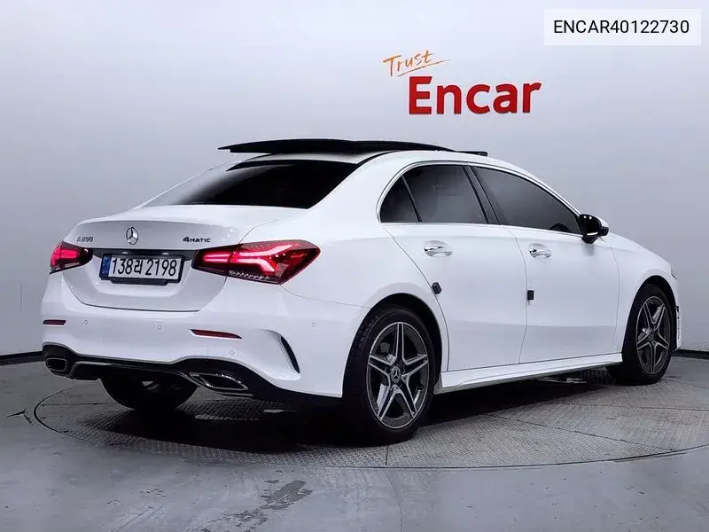 A-Class W177 A250 4Matic Sedan VIN: ENCAR40122730 Lot: 40122730