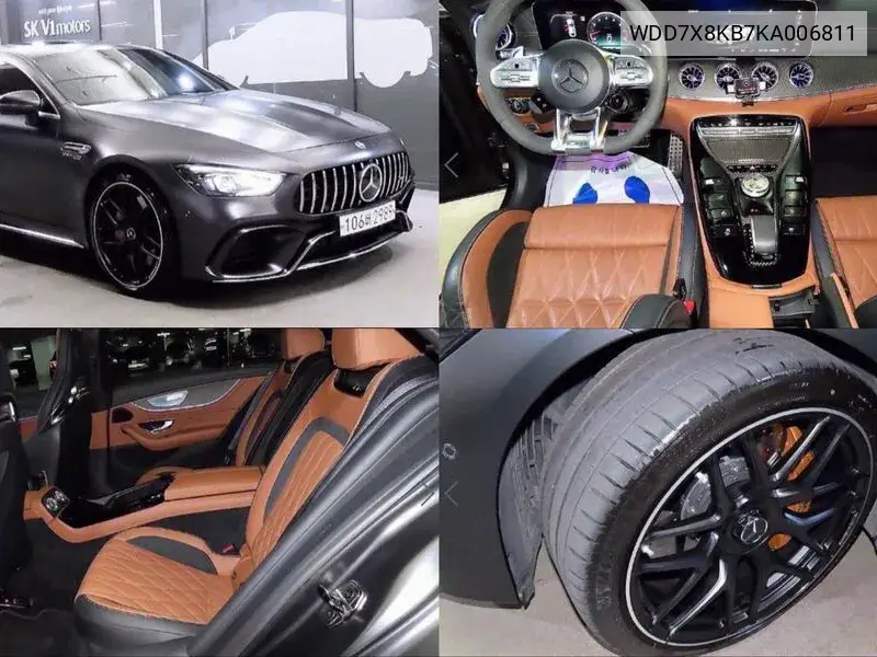 Amg Gt 4 Door 63 S 4Matic+ VIN: WDD7X8KB7KA006811 Lot: 40076787