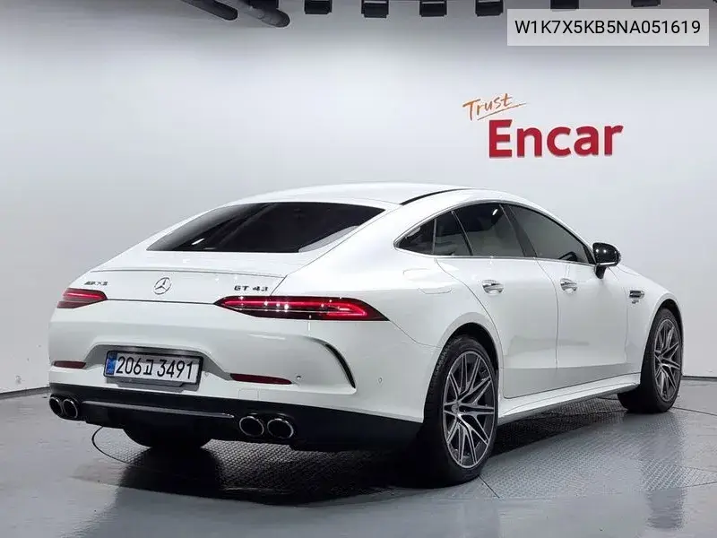 Amg Gt 4 Door 43 4Matic+ VIN: W1K7X5KB5NA051619 Lot: 40005941
