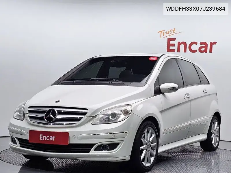 B-Class W245 B200 VIN: WDDFH33X07J239684 Lot: 39330805