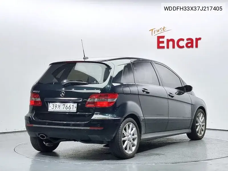 B-Class W245 B200 VIN: WDDFH33X37J217405 Lot: 39979943