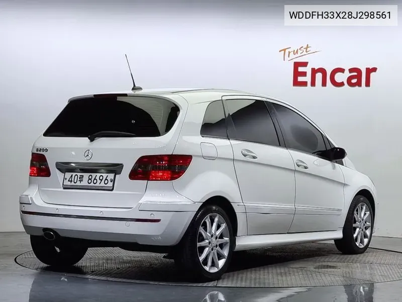 B-Class W245 B200 VIN: WDDFH33X28J298561 Lot: 37741147