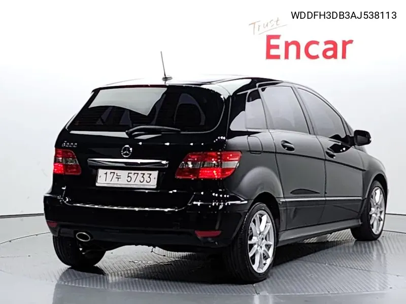 Mercedes B-Class W245 B200 VIN: WDDFH3DB3AJ538113 Lot: 38140624