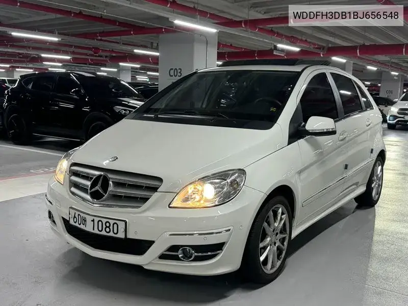 B-Class W245 B200 VIN: WDDFH3DB1BJ656548 Lot: 39474057