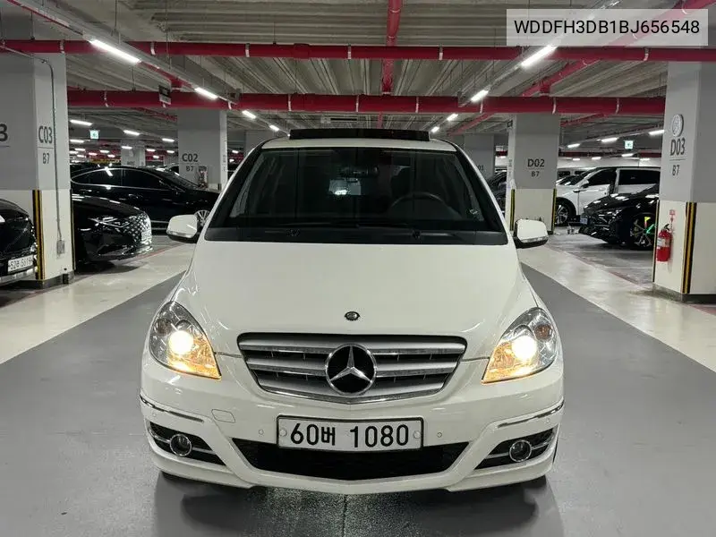 B-Class W245 B200 VIN: WDDFH3DB1BJ656548 Lot: 39474057