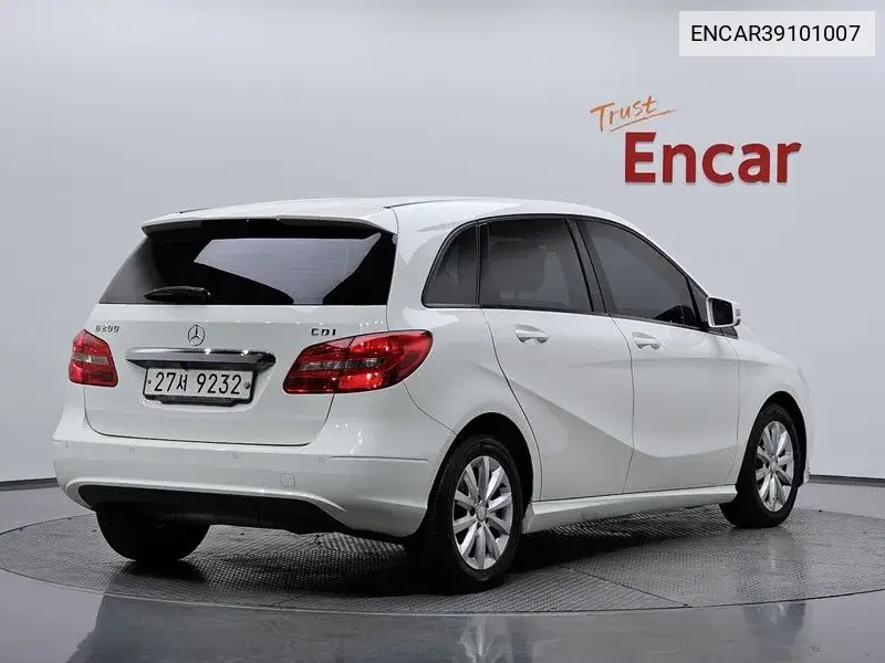 B-Class W246 B200 Cdi Blue Evit VIN: ENCAR39101007 Lot: 39101007