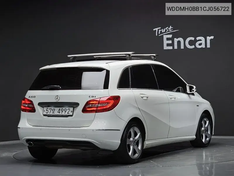 B-Class W246 B200 Cdi Blue Effit Sports Pack VIN: WDDMH0BB1CJ056722 Lot: 39951600