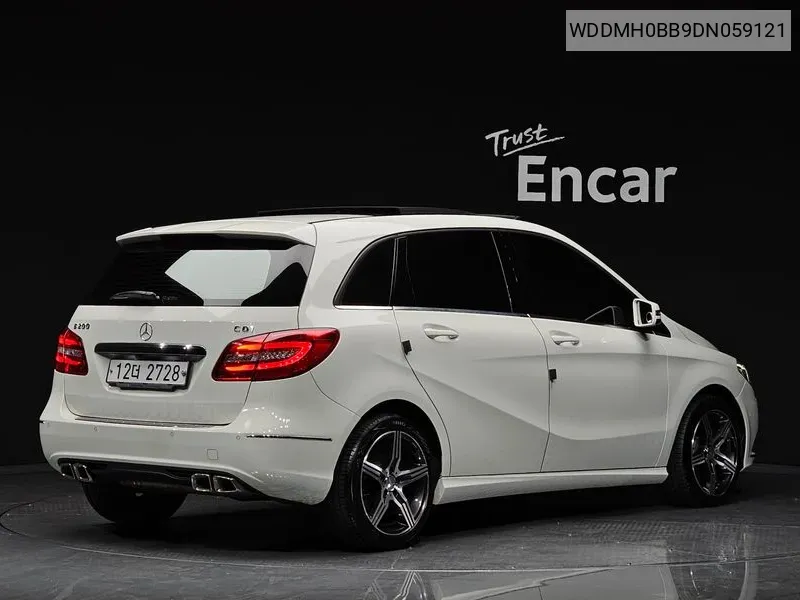 Mercedes B-Class W246 B200 Cdi Blue Efficiency Sports Pack VIN: WDDMH0BB9DN059121 Lot: 38123195