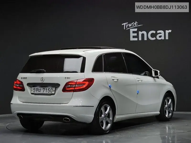 B-Class W246 B200 Cdi Blue Effit Sports Pack VIN: WDDMH0BB8DJ113063 Lot: 39303017