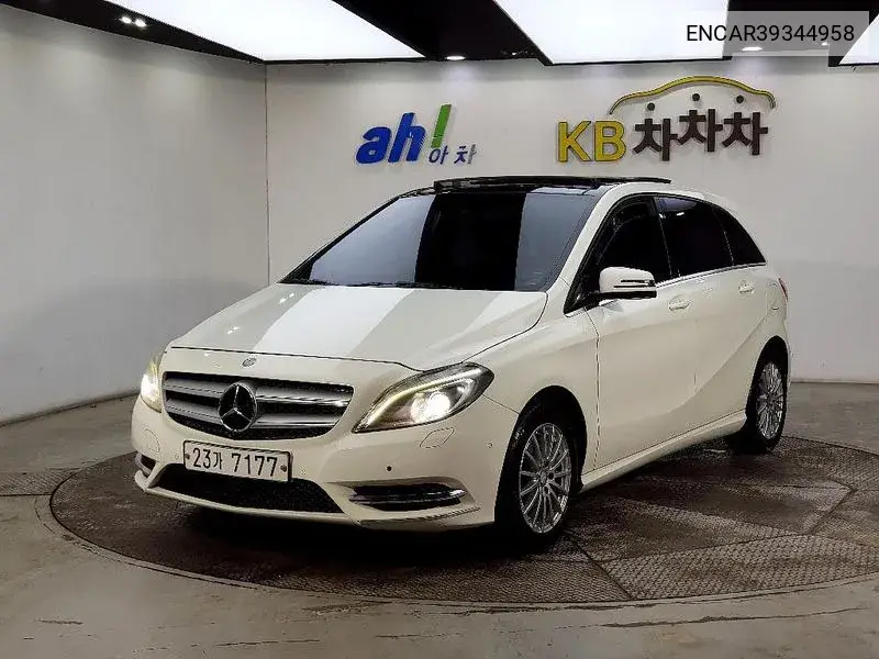 B-Class W246 B200 Cdi Blue Evit VIN: ENCAR39344958 Lot: 39344958