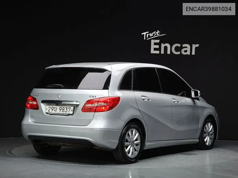 B-Class W246 B200 Cdi Blue Evit VIN: ENCAR39881034 Lot: 39881034