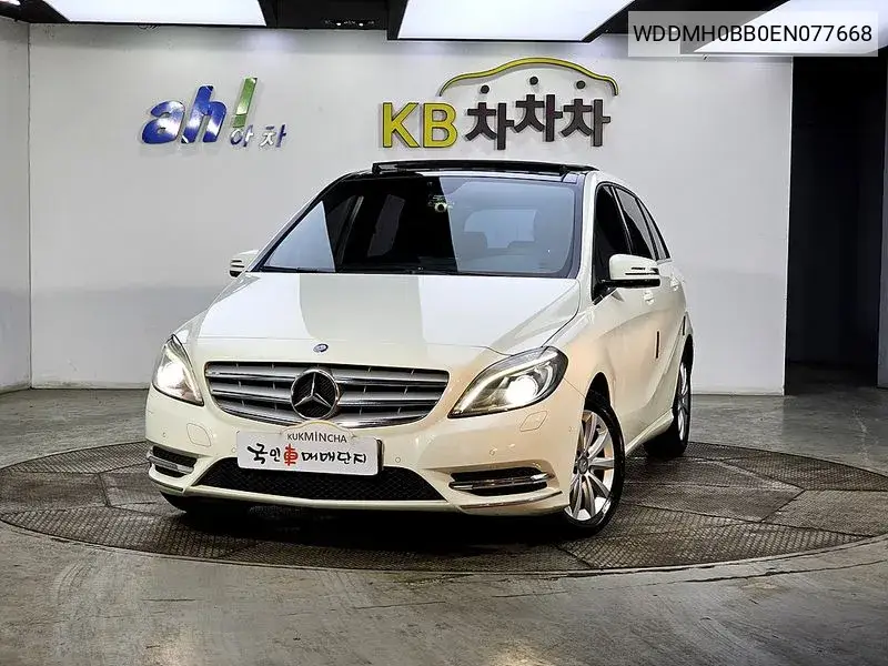 B-Class W246 B200 Cdi Blue Evit VIN: WDDMH0BB0EN077668 Lot: 39170206