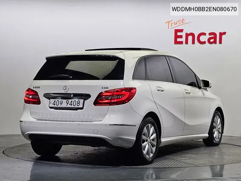 B-Class W246 B200 Cdi VIN: WDDMH0BB2EN080670 Lot: 39297192