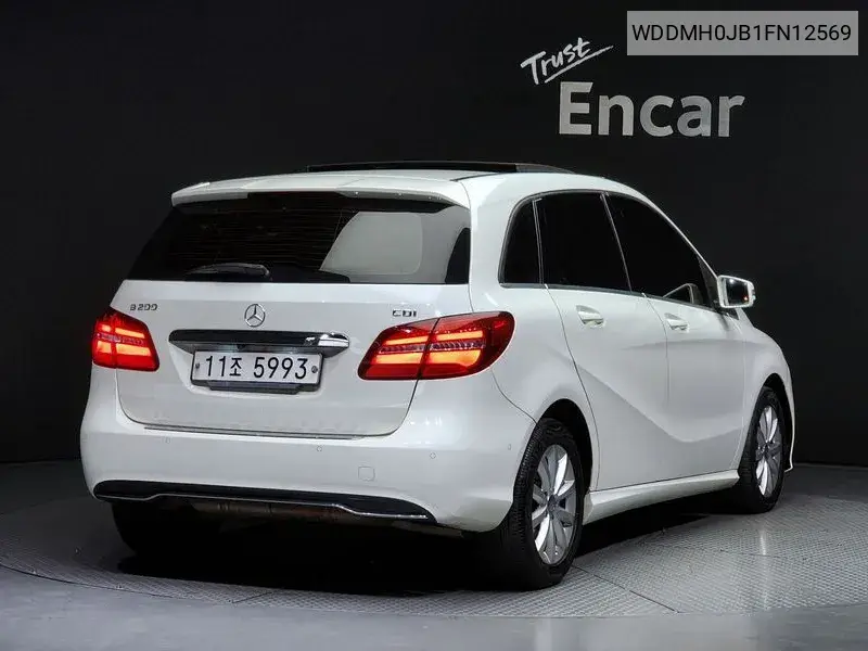 B-Class W246 B200 Cdi VIN: WDDMH0JB1FN12569 Lot: 39035605