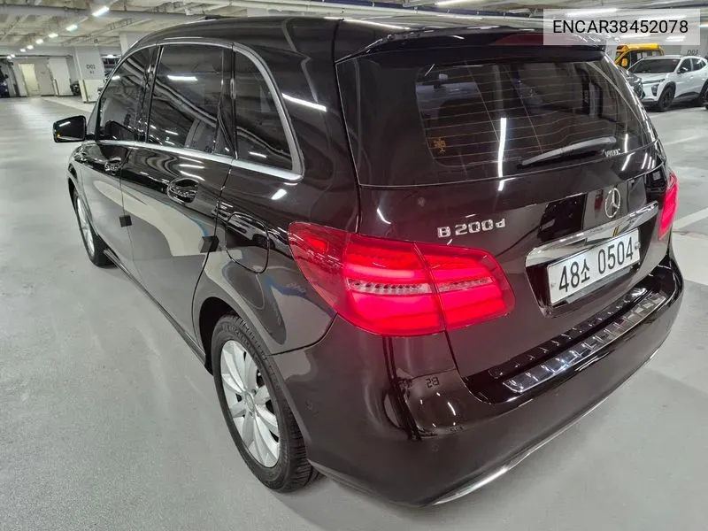 B-Class W246 B200 D VIN: ENCAR38452078 Lot: 38452078