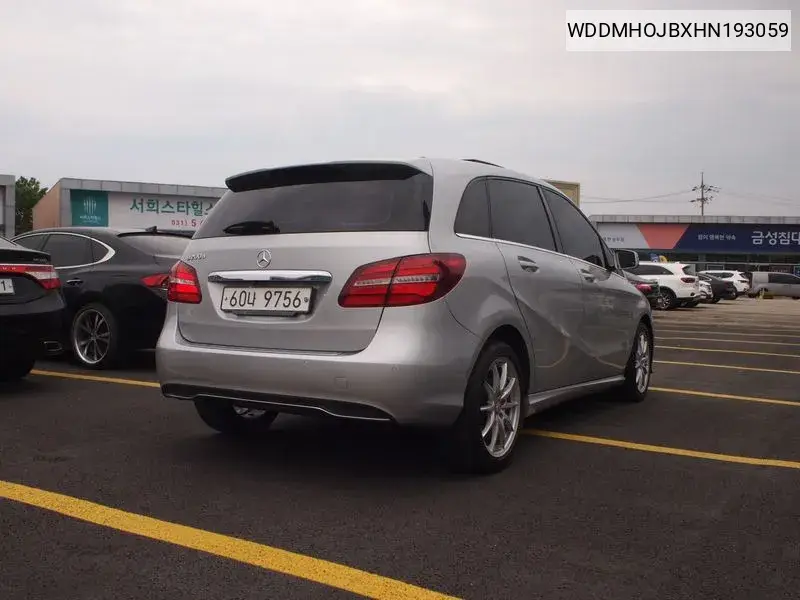 B-Class W246 B200 D VIN: WDDMHOJBXHN193059 Lot: 39712984
