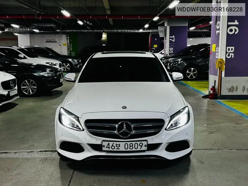 C-Class W205 C220 D Avant VIN: WDDWF0EB3GR168228 Lot: 39970745