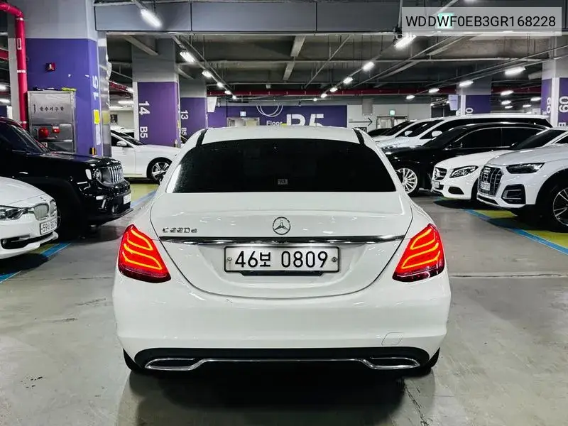 C-Class W205 C220 D Avant VIN: WDDWF0EB3GR168228 Lot: 39970745