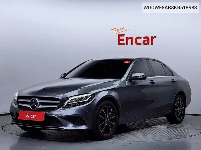 C-Class W205 C200 VIN: WDDWF8AB8KR518983 Lot: 39968906