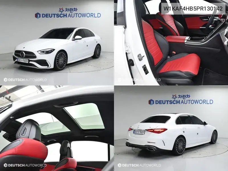 C-Class W206 C300 4Matic Amg Line VIN: W1KAF4HB5PR130142 Lot: 39564625