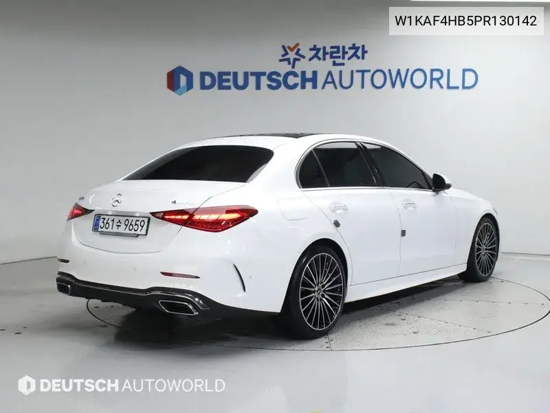 C-Class W206 C300 4Matic Amg Line VIN: W1KAF4HB5PR130142 Lot: 39564625