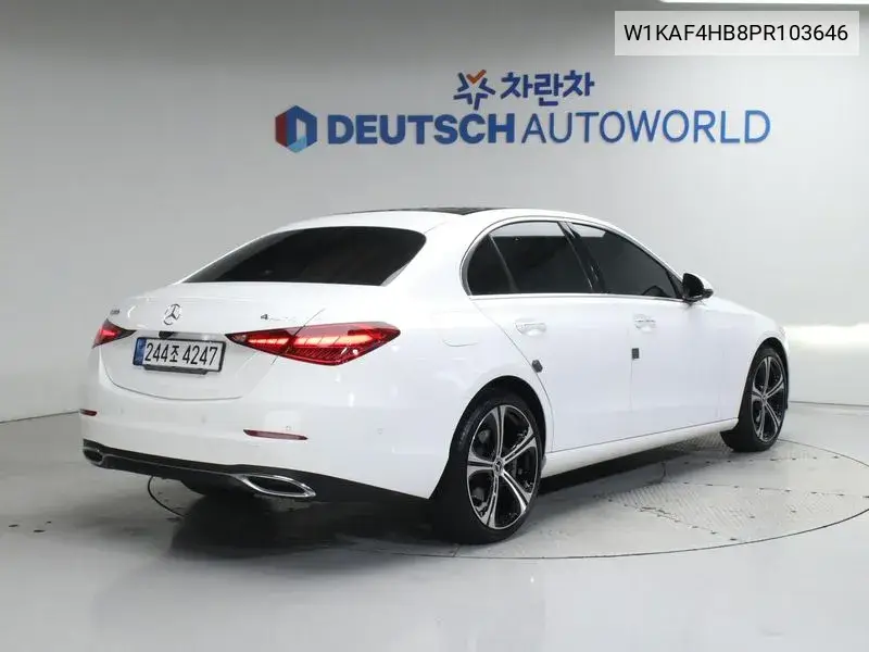 C-Class W206 C300 4Matic Avant VIN: W1KAF4HB8PR103646 Lot: 39632953