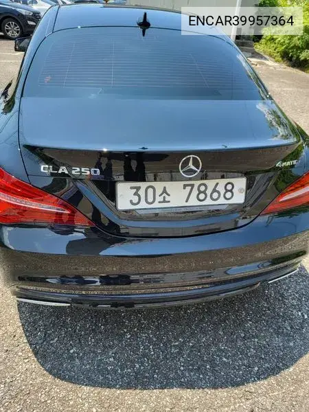 Cla-Class C117 Cla250 4Matic Amg Line VIN: ENCAR39957364 Lot: 39957364