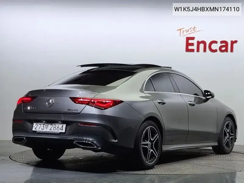 Cla-Class C118 Cla250 4Matic VIN: W1K5J4HBXMN174110 Lot: 39555623