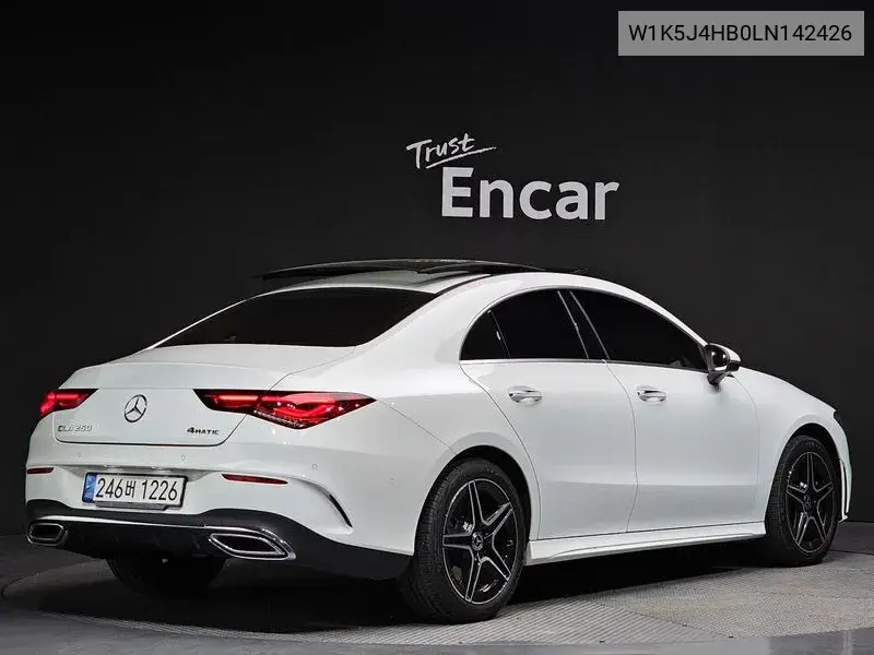 Cla-Class C118 Cla250 4Matic VIN: W1K5J4HB0LN142426 Lot: 39627091