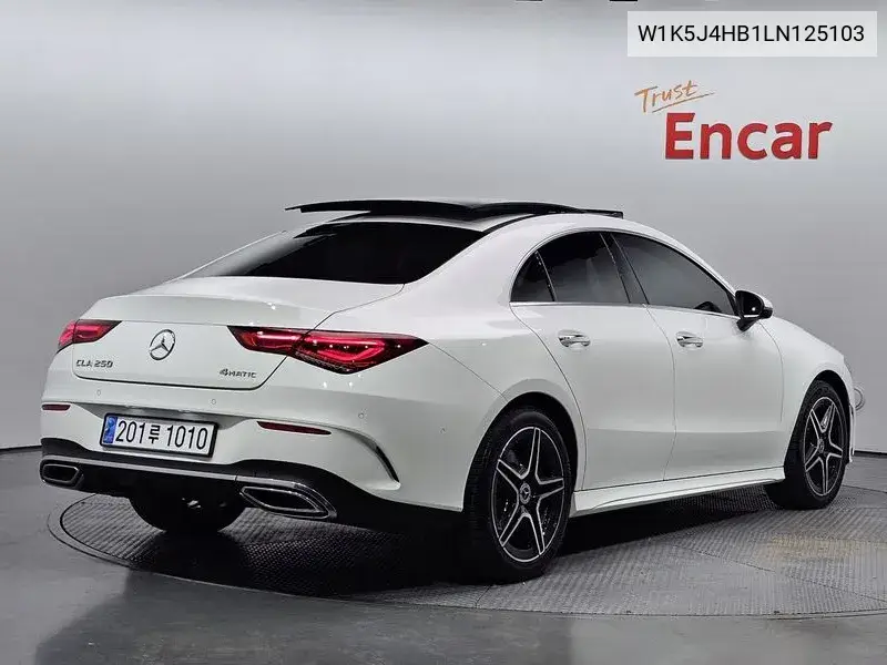 Cla-Class C118 Cla250 4Matic VIN: W1K5J4HB1LN125103 Lot: 39722267