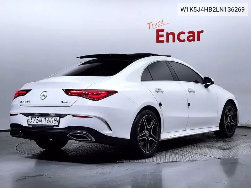 Cla-Class C118 Cla250 4Matic VIN: W1K5J4HB2LN136269 Lot: 40126030