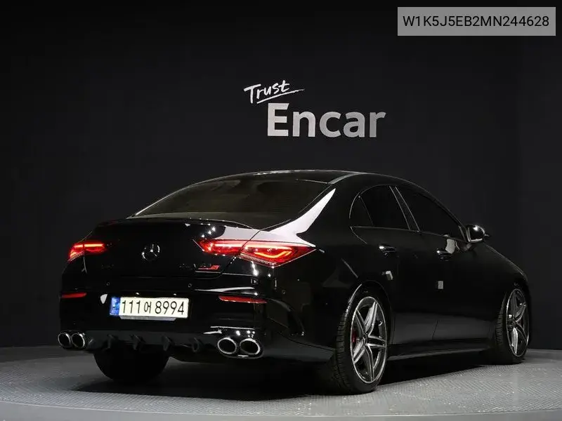 Cla-Class C118 Amg Cla 45 S 4Matic+ VIN: W1K5J5EB2MN244628 Lot: 39567936