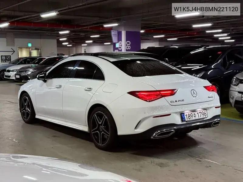 Cla-Class C118 Cla250 4Matic VIN: W1K5J4HB8MN221120 Lot: 39948790