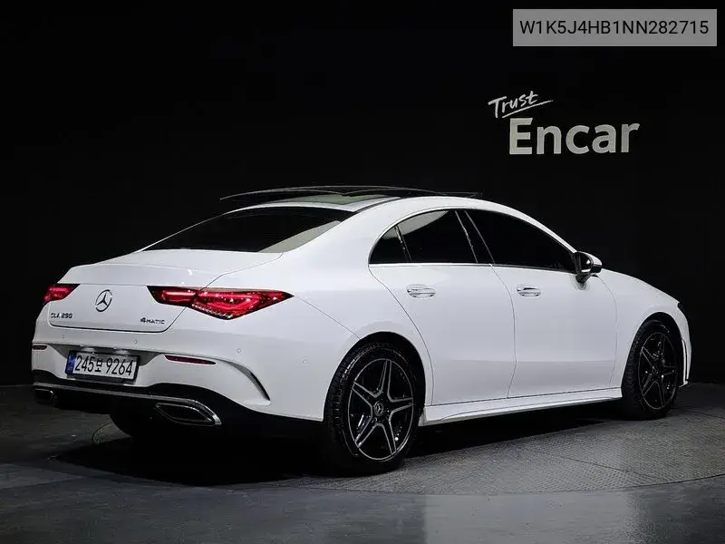 Cla-Class C118 Cla250 4Matic VIN: W1K5J4HB1NN282715 Lot: 39560620
