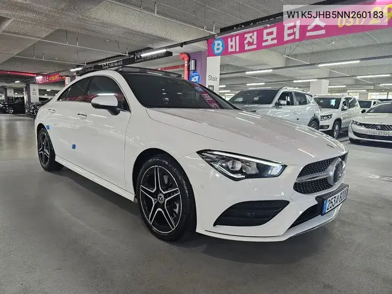 Cla-Class C118 Cla250 4Matic VIN: W1K5JHB5NN260183 Lot: 39561983