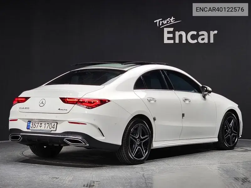 Cla-Class C118 Cla250 4Matic VIN: ENCAR40122576 Lot: 40122576