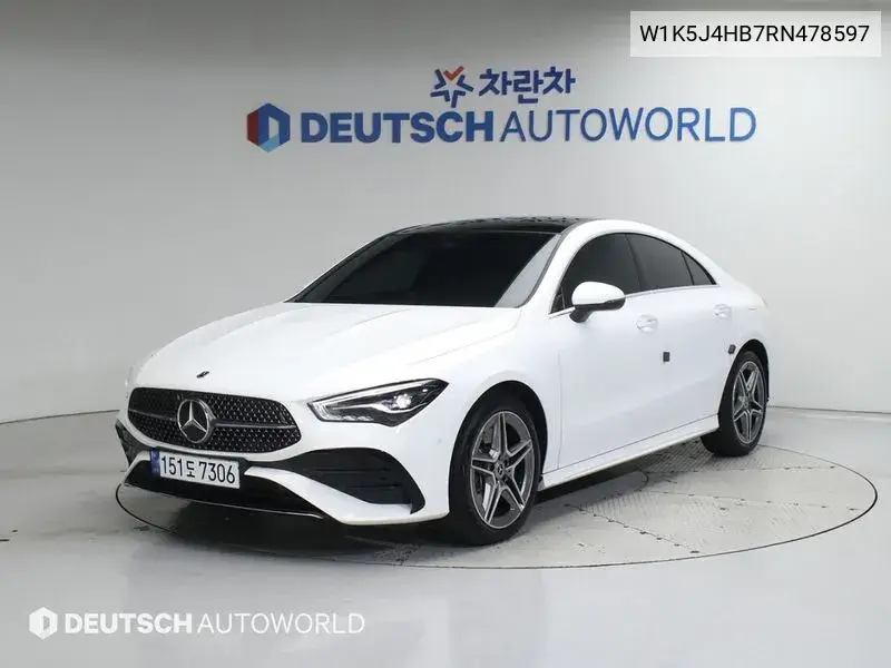 Cla-Class C118 Cla250 4Matic VIN: W1K5J4HB7RN478597 Lot: 39945955