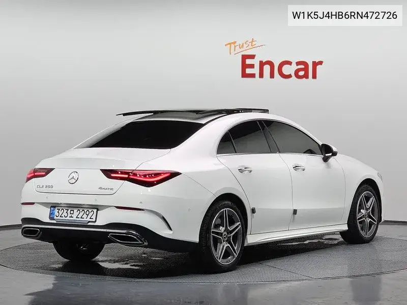Cla-Class C118 Cla250 4Matic VIN: W1K5J4HB6RN472726 Lot: 39986920