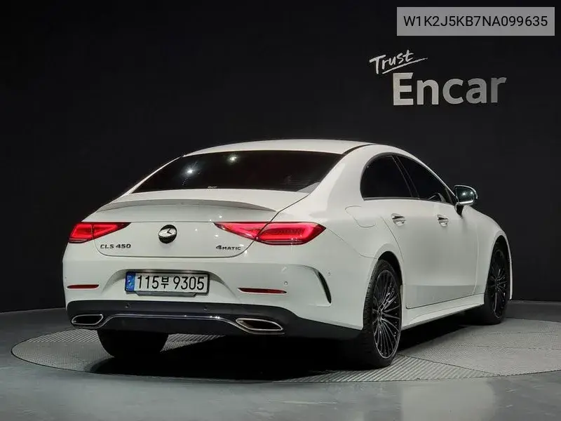Cls-Class C257 Cls450 4Matic VIN: W1K2J5KB7NA099635 Lot: 39620231