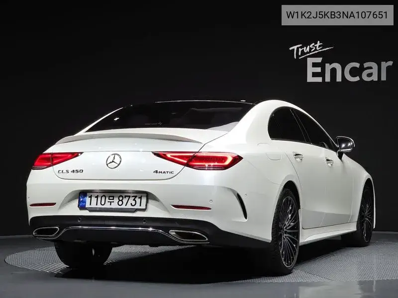 Cls-Class C257 Cls450 4Matic VIN: W1K2J5KB3NA107651 Lot: 39908725